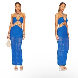 Lovers and Friends Tabea Maxi Dress in Cobalt Blue